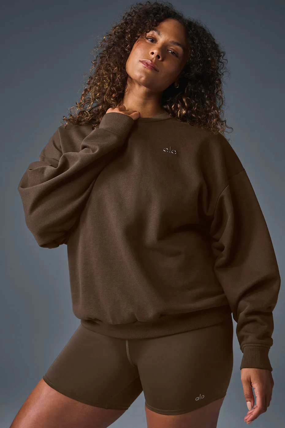 Accolade Crew Neck Pullover - Espresso