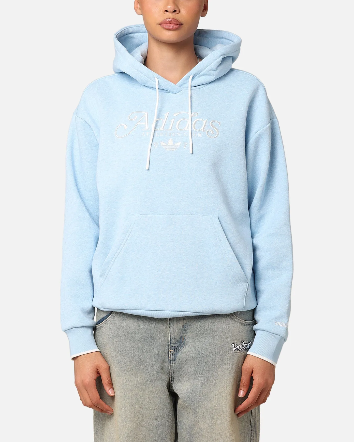 Adidas Women's Graphic Hoodie Clear Sky Mel