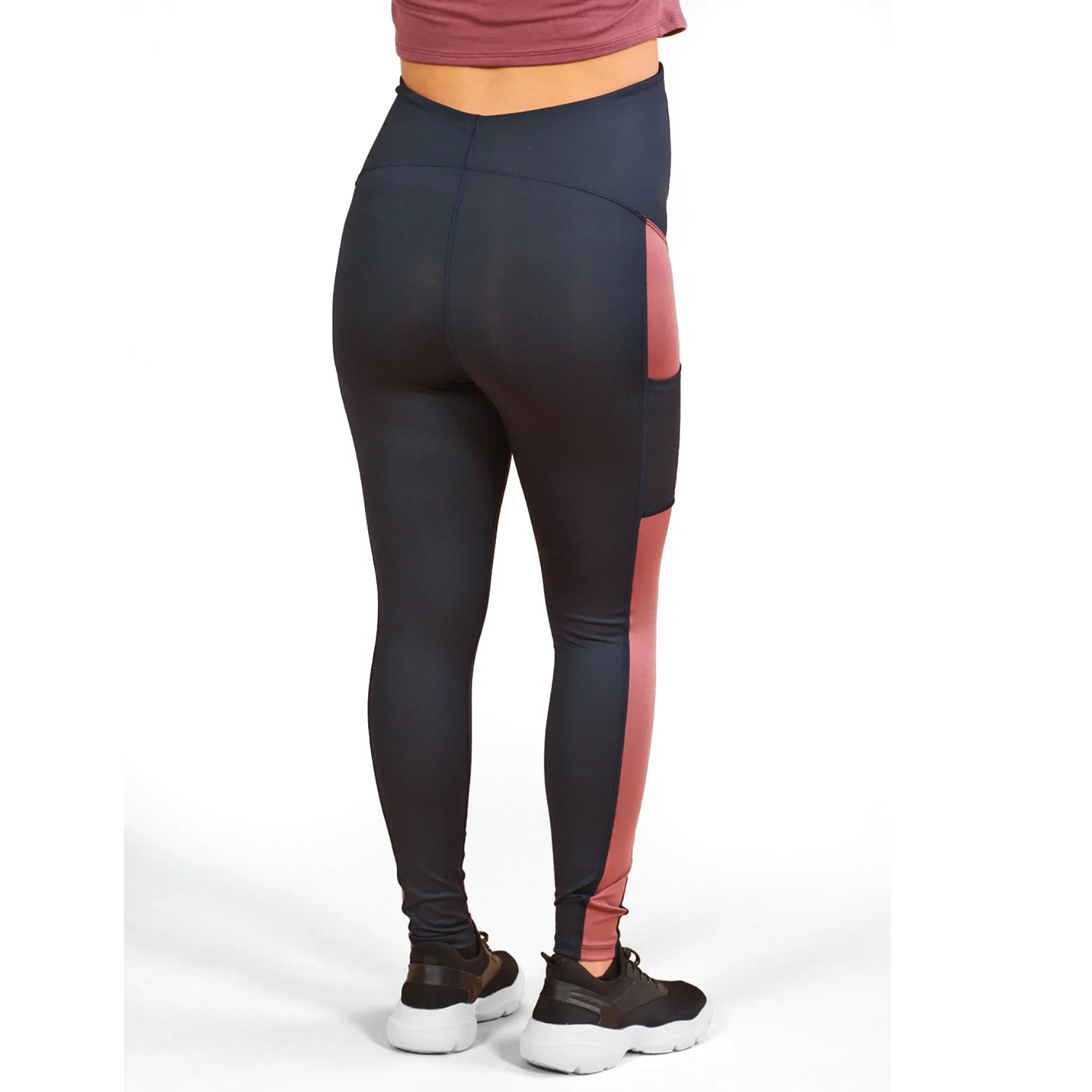 ATHENA ACTIVE Ankle length legging with fold over panel