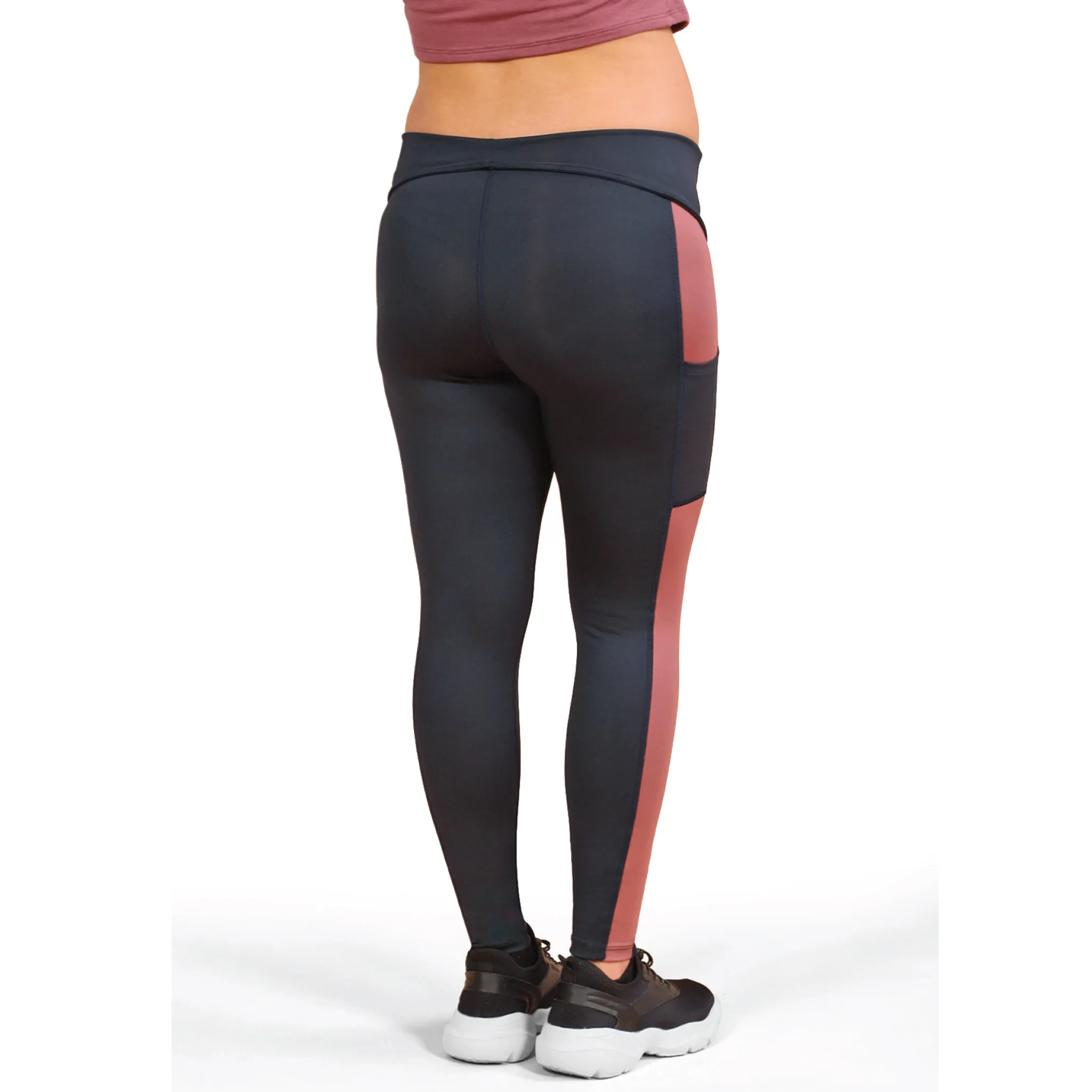 ATHENA ACTIVE Ankle length legging with fold over panel