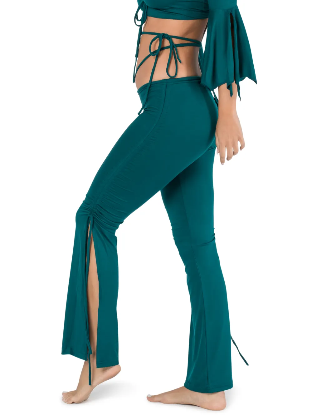 BELL BOTTOM FLARE BELLY DANCE LEGGINGS