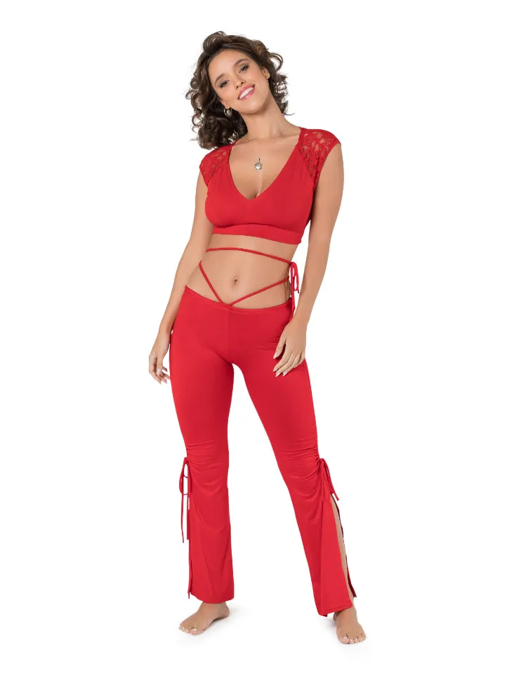 BELL BOTTOM FLARE BELLY DANCE LEGGINGS