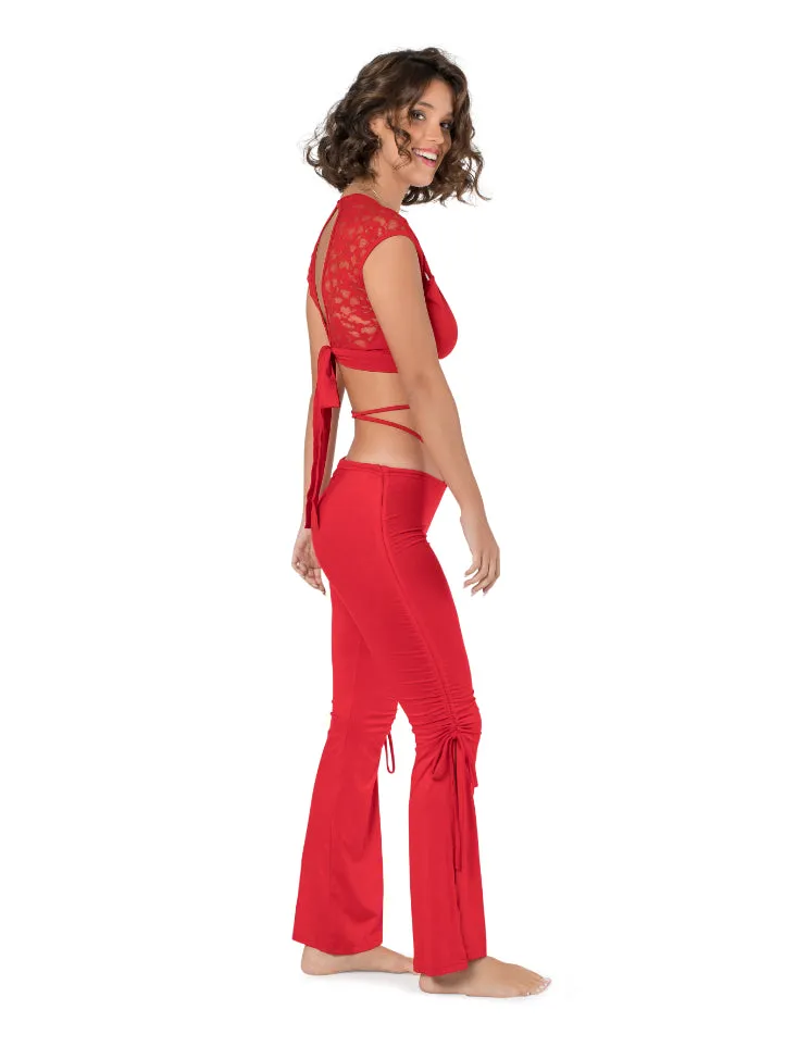 BELL BOTTOM FLARE BELLY DANCE LEGGINGS