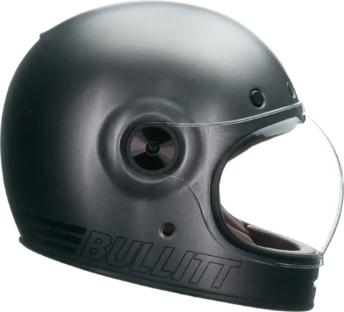 Bell Bullitt Retro Matte Metallic Titanium Full Face Helmet