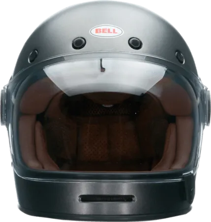 Bell Bullitt Retro Matte Metallic Titanium Full Face Helmet