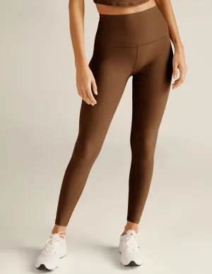 Beyond Yoga Caught In The Midi Legging - Bold Mocha Heather