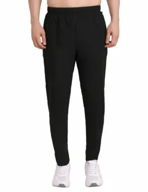 Black Unisex Plain Sports & Yoga trousers