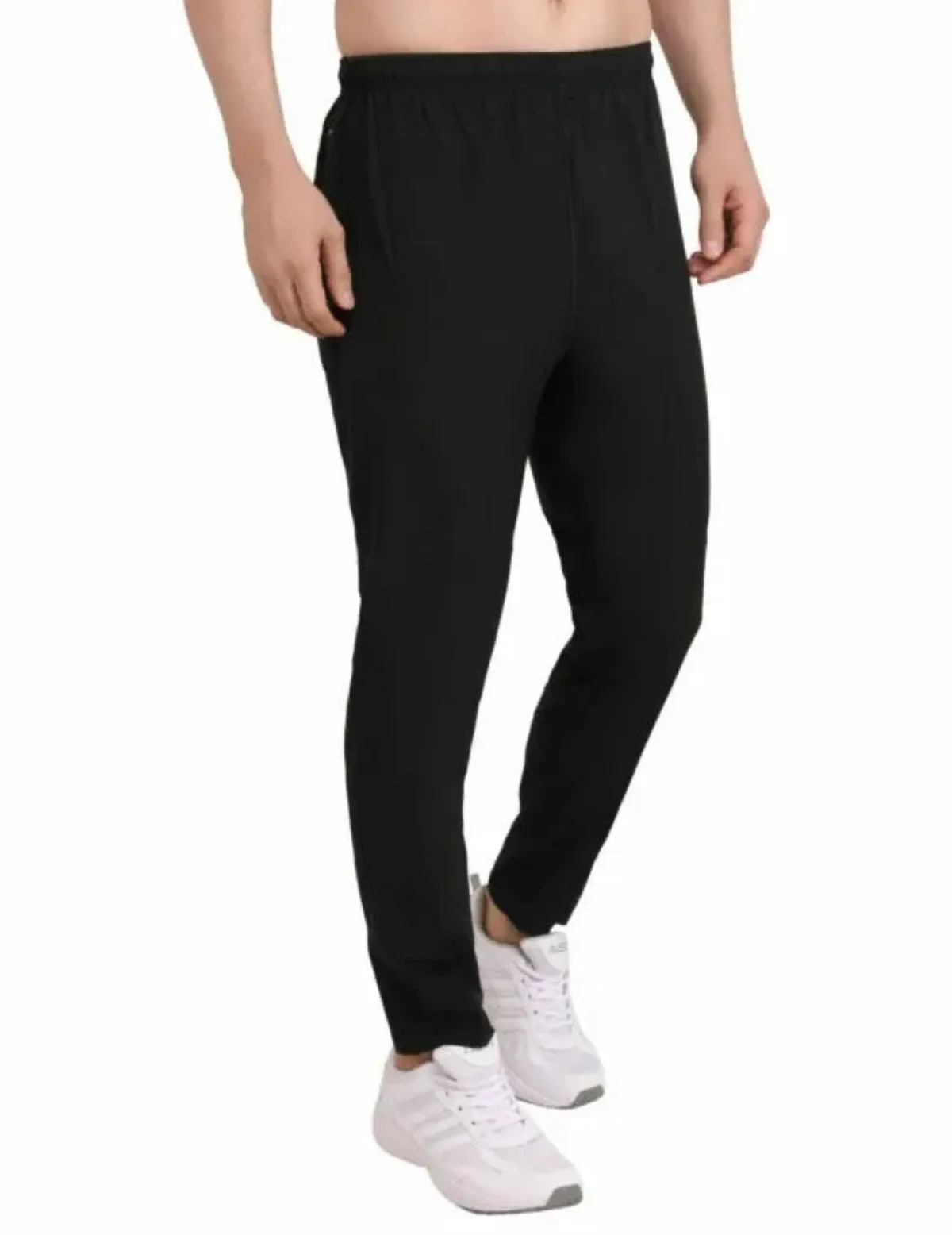 Black Unisex Plain Sports & Yoga trousers