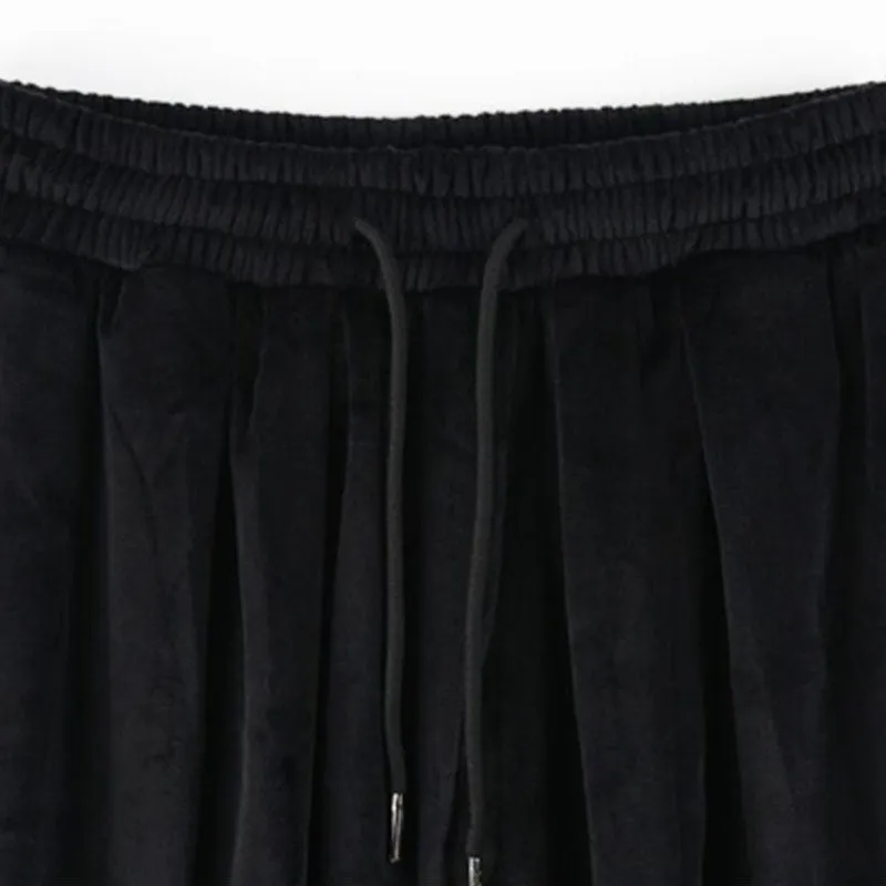 Black Velvet Loose Lounge Pants