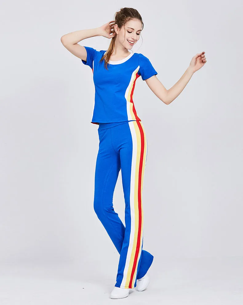 CAGGEEN TRACK PANTS WITH CONTRAST STRIPE