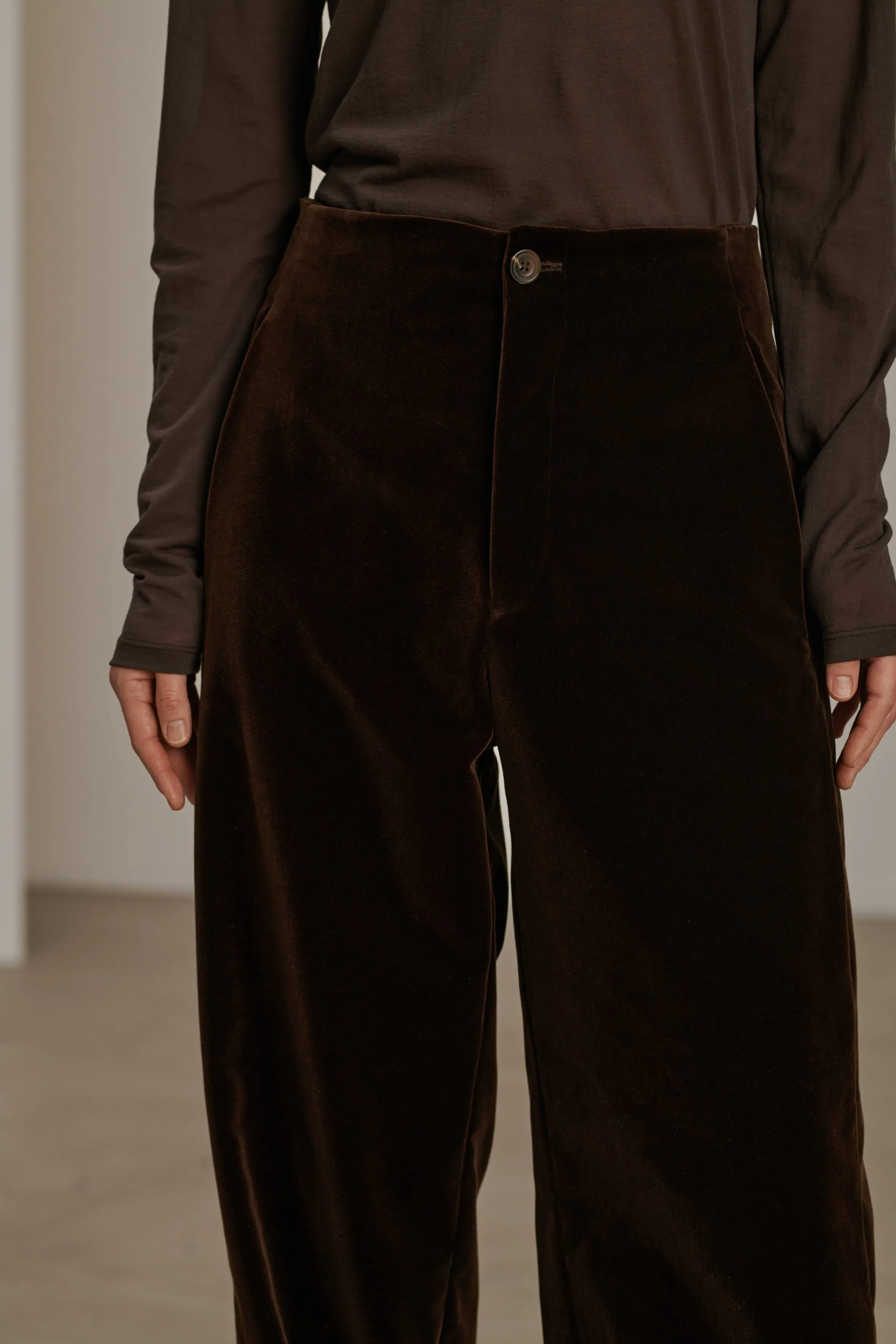 CELESTIN BROWN TROUSERS