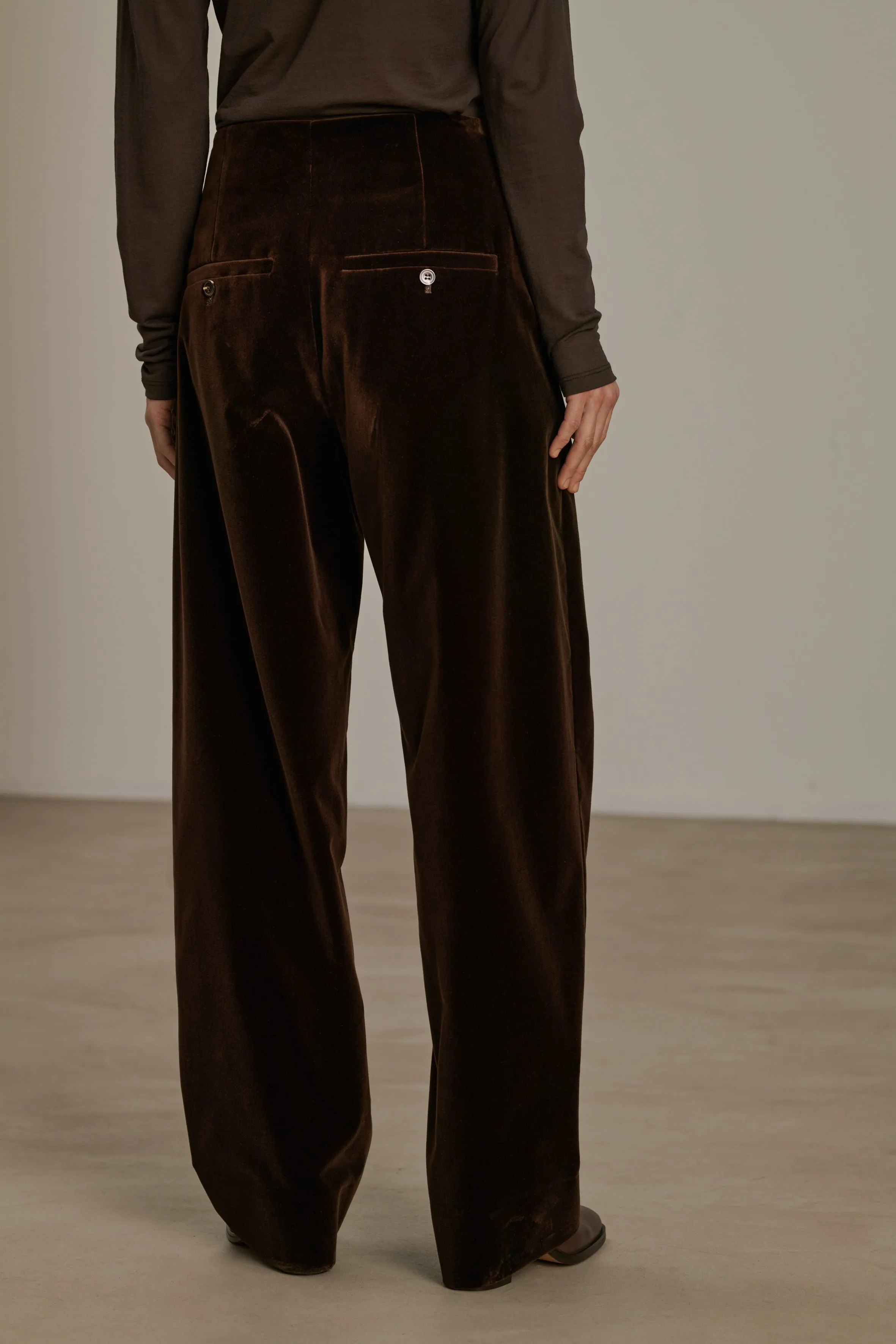 CELESTIN BROWN TROUSERS