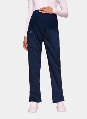 Cherokee WW Revolution Maternity Straight Leg Scrub Trousers WWE155 - Navy