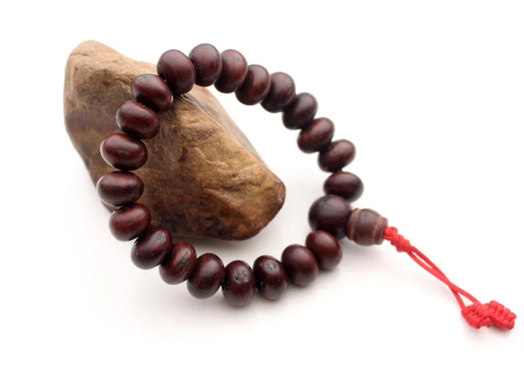 Dark Bodhi Seed Wrist Mala