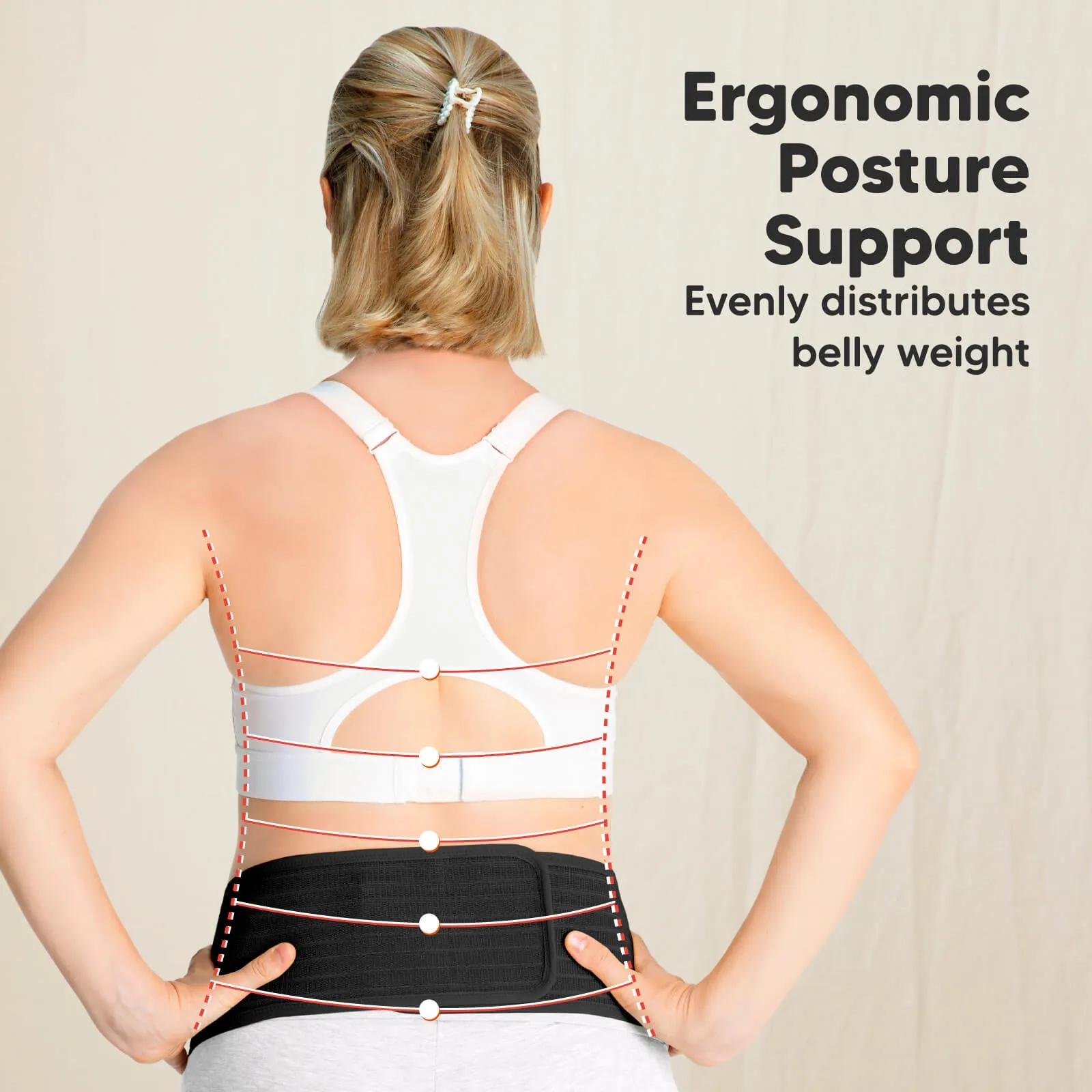 Ease Maternity Support Belt (Midnight Black)