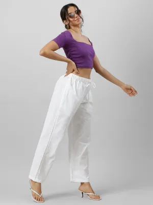 Easy Breezy White Holiday Pants