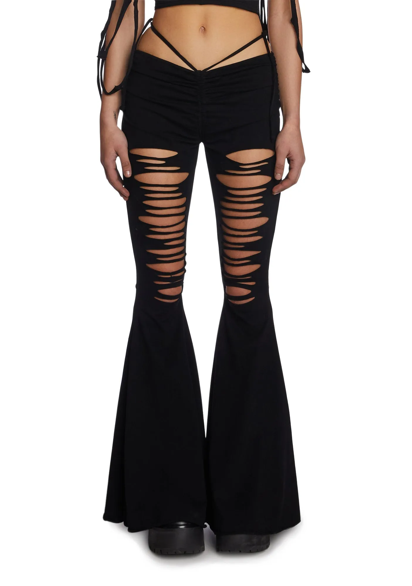 Echo V-Cut Cut-Out Bell Bottoms