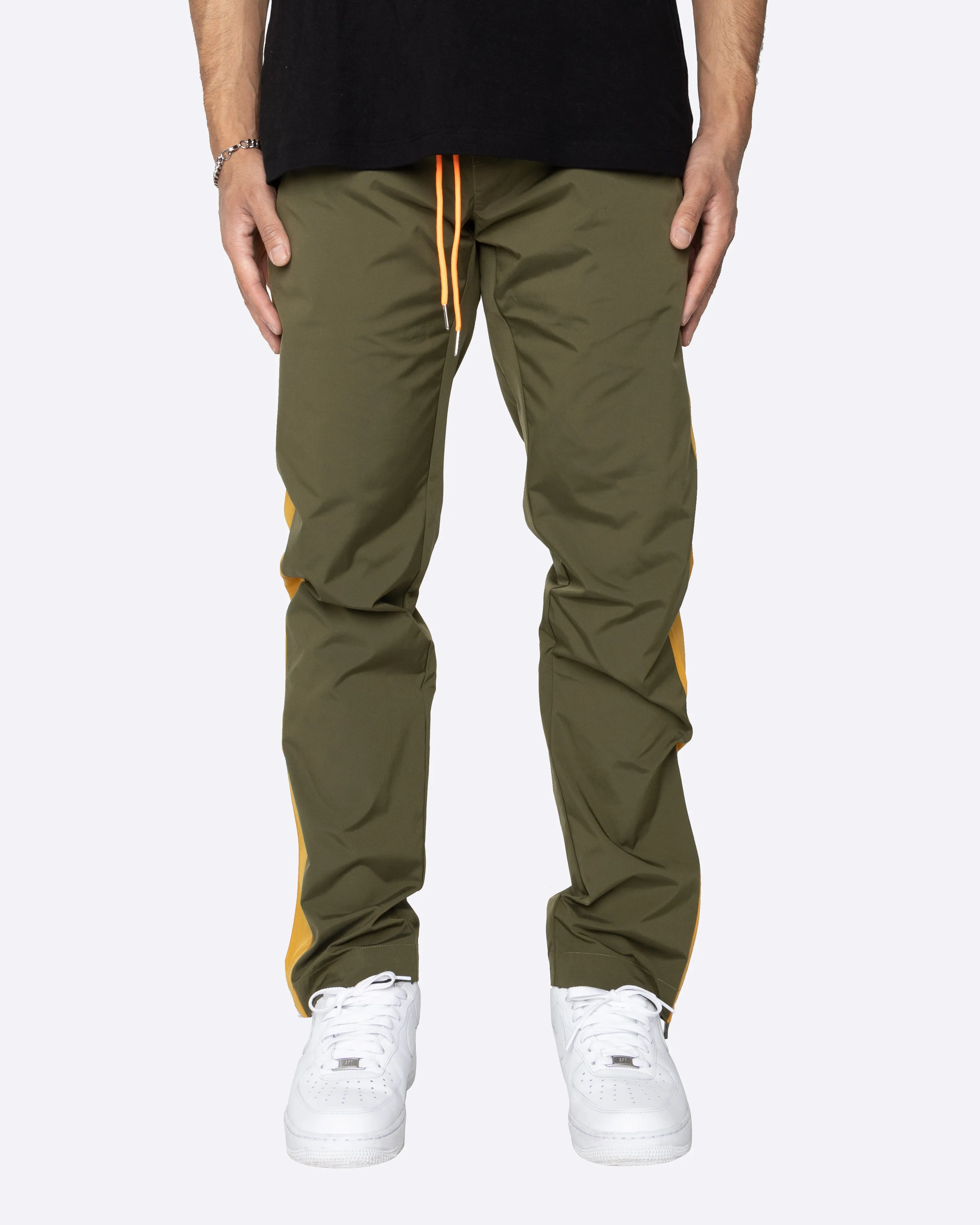 EPTM NYLON BASIC TRACK PANTS-OLIVE/KHAKI