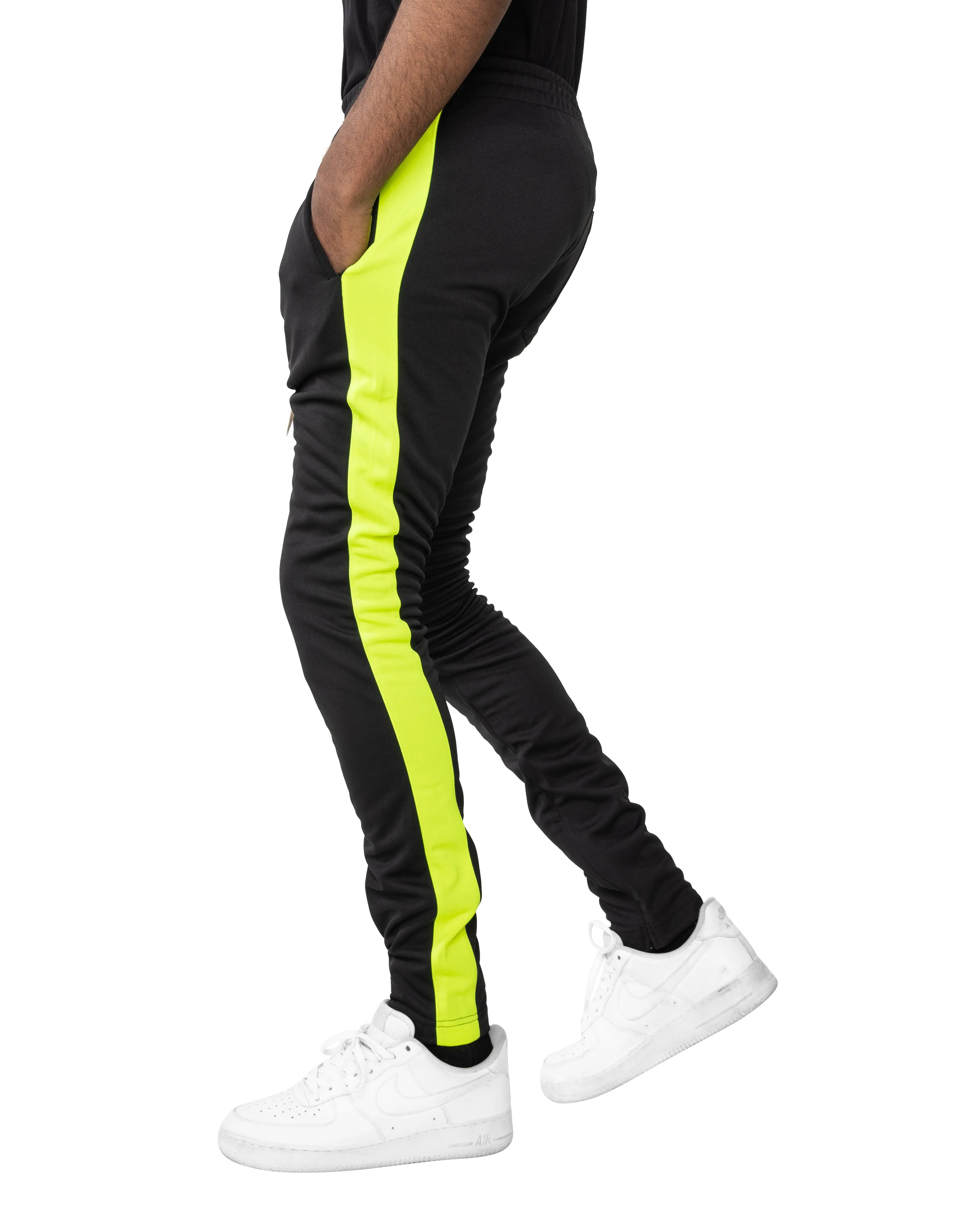 EPTM TRACK PANTS-BLACK/NEON GREEN