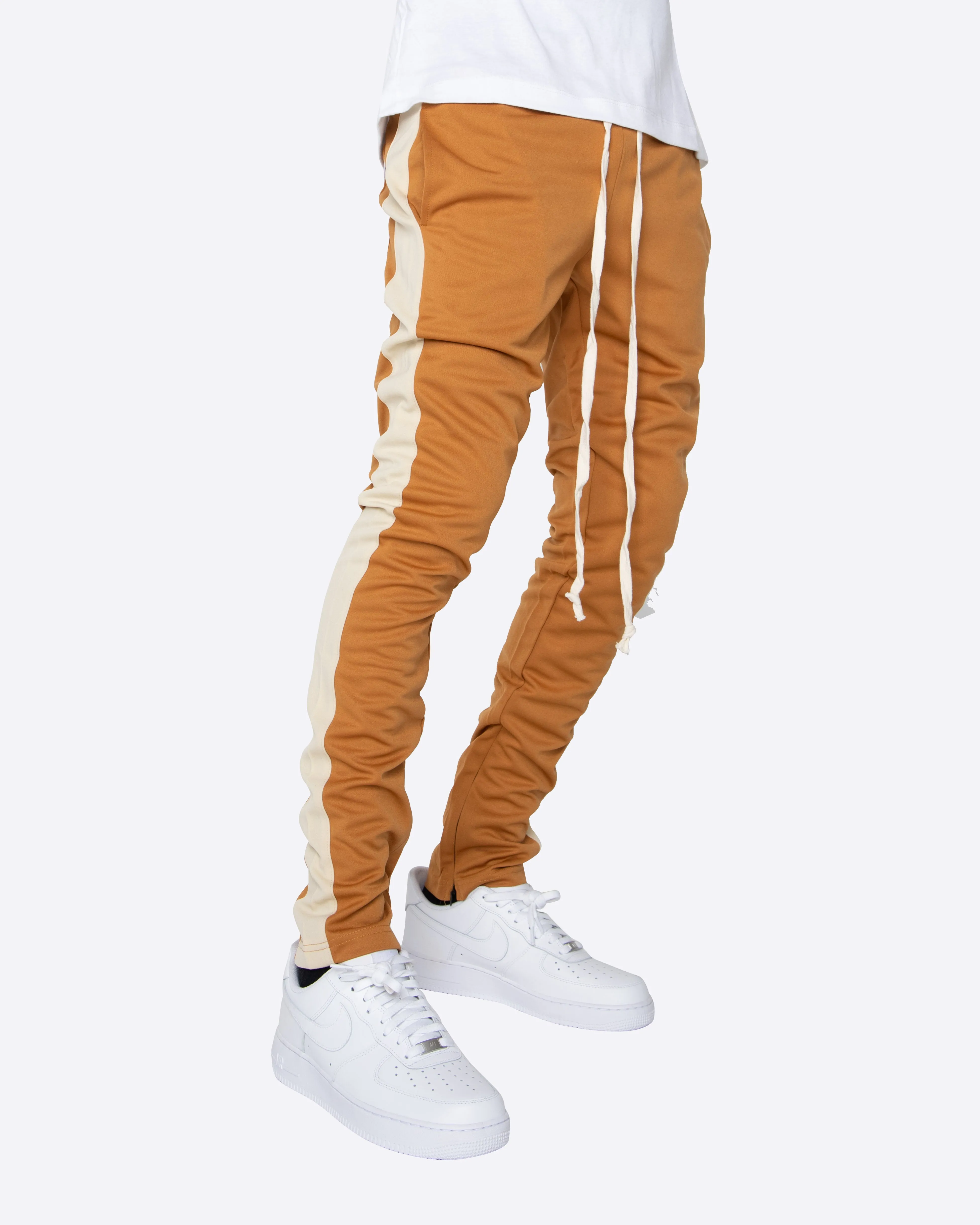 EPTM TRACK PANTS-CASHEW/W.ASH