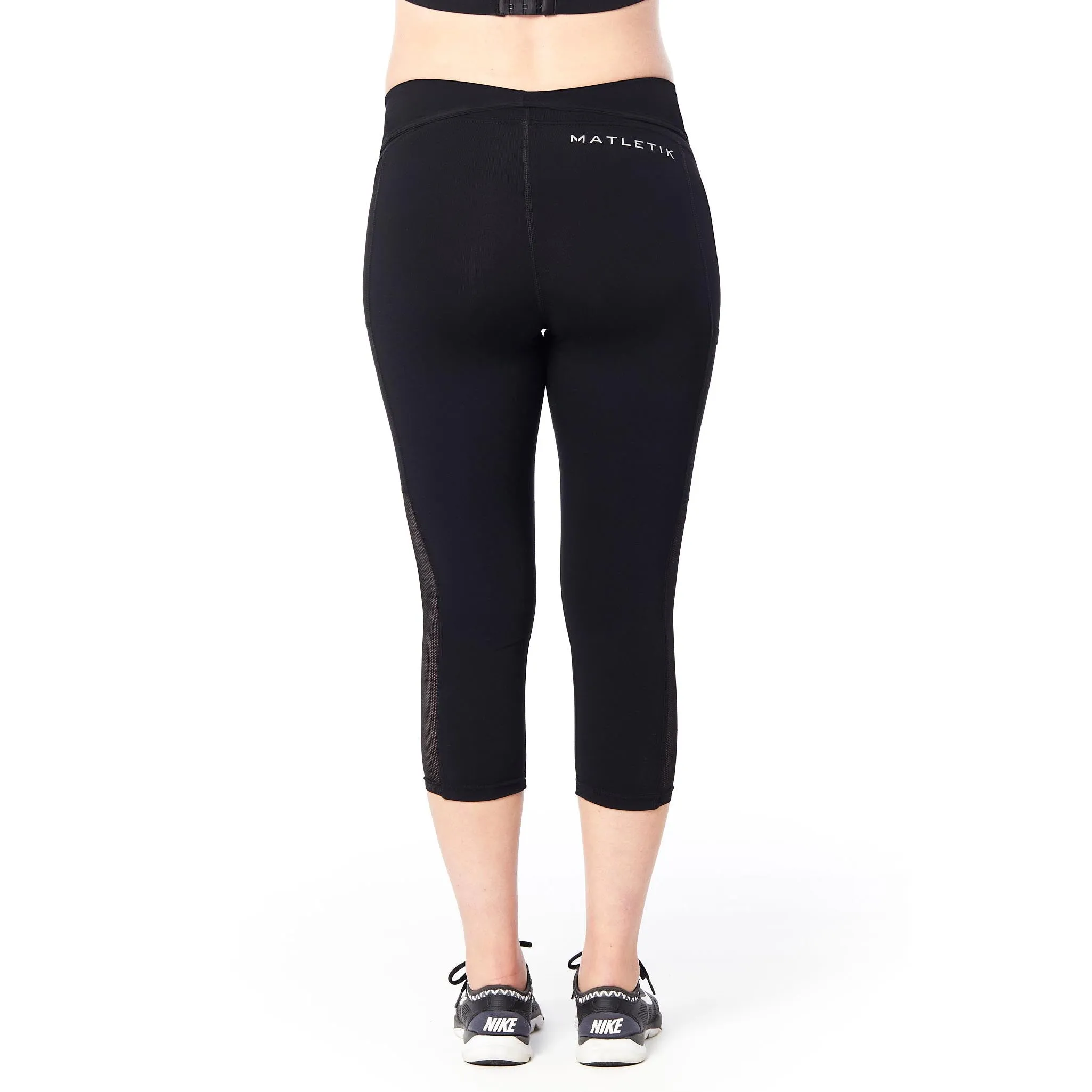 ESPRIT Capri legging with fold over panel and side pocket