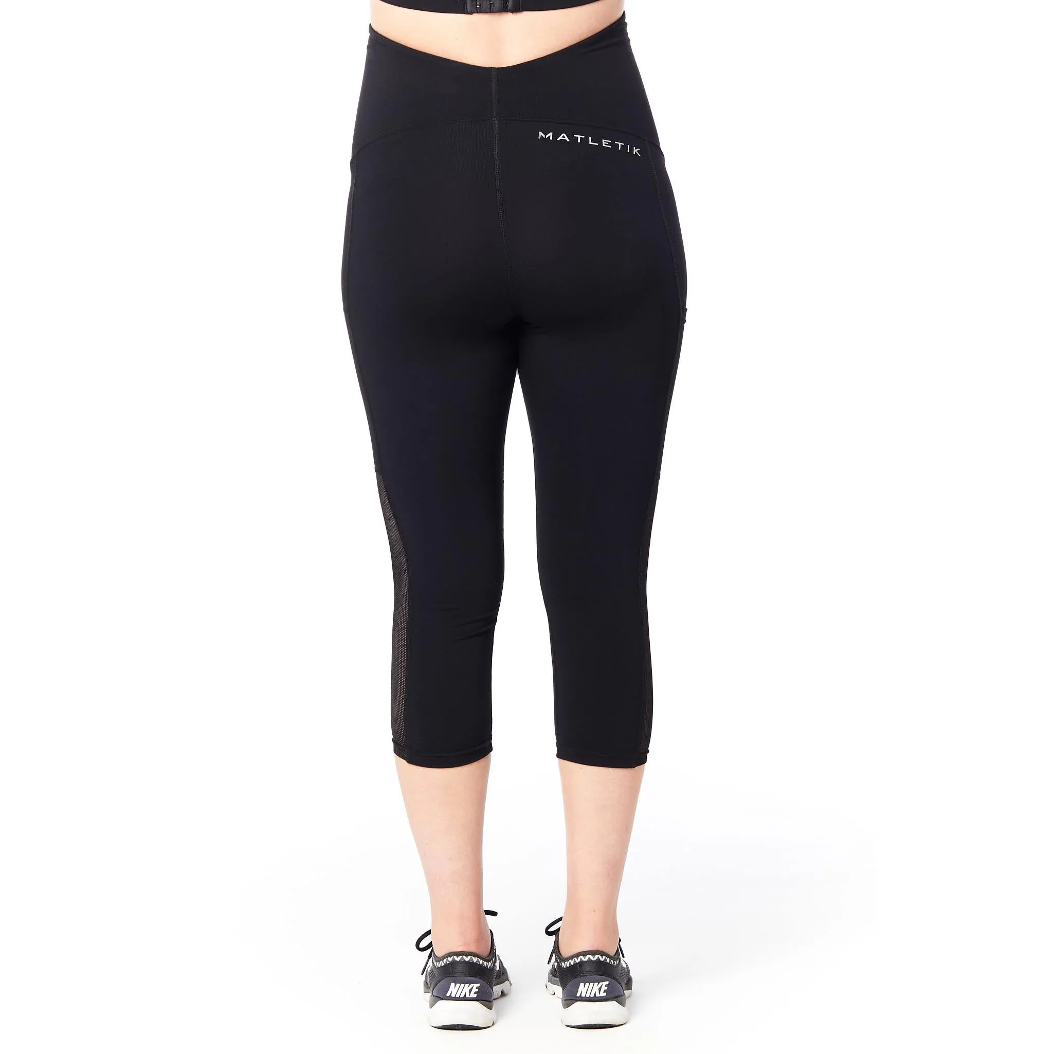 ESPRIT Capri legging with fold over panel and side pocket