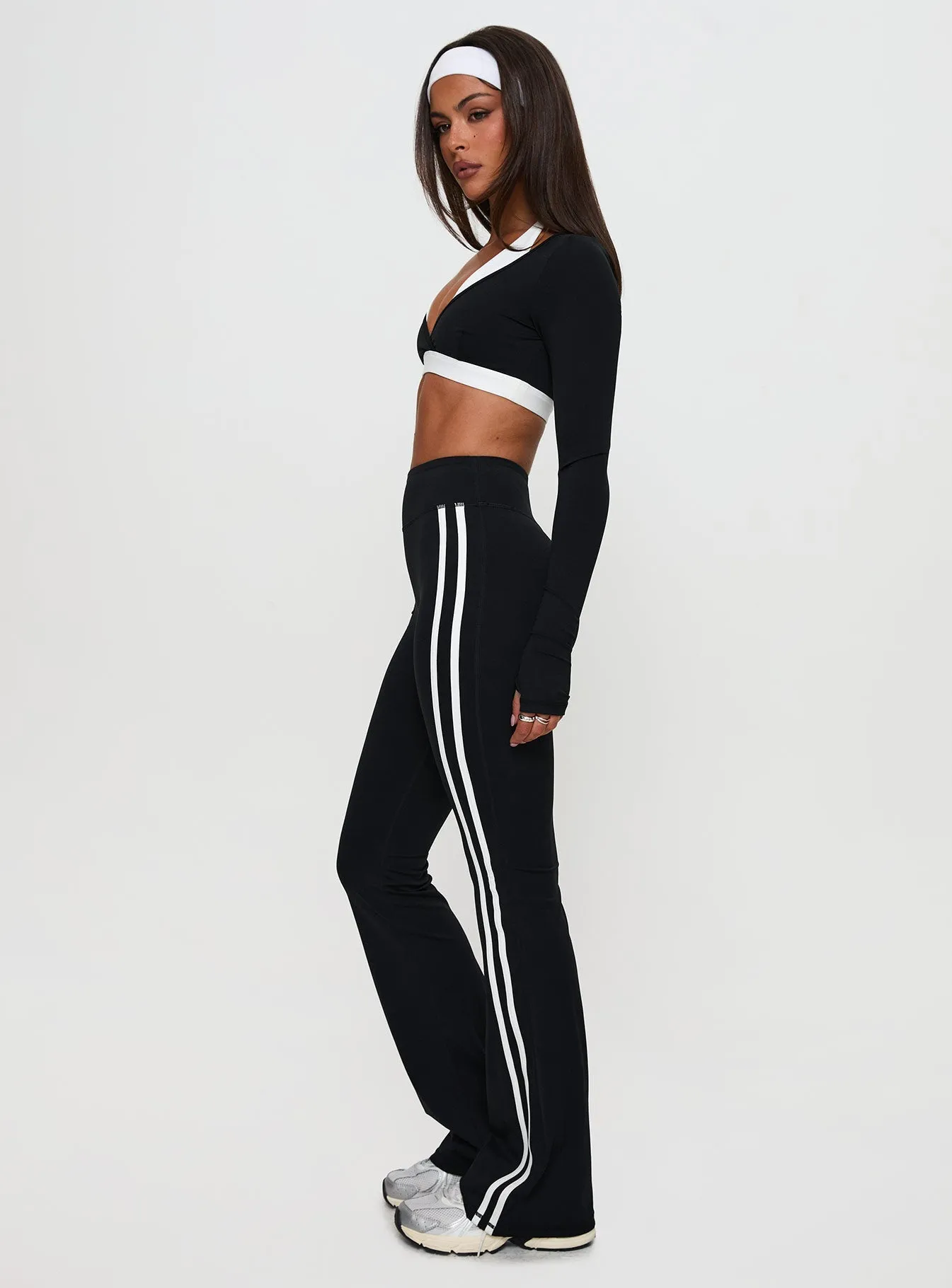 Fast Track Active Flare Pants Black