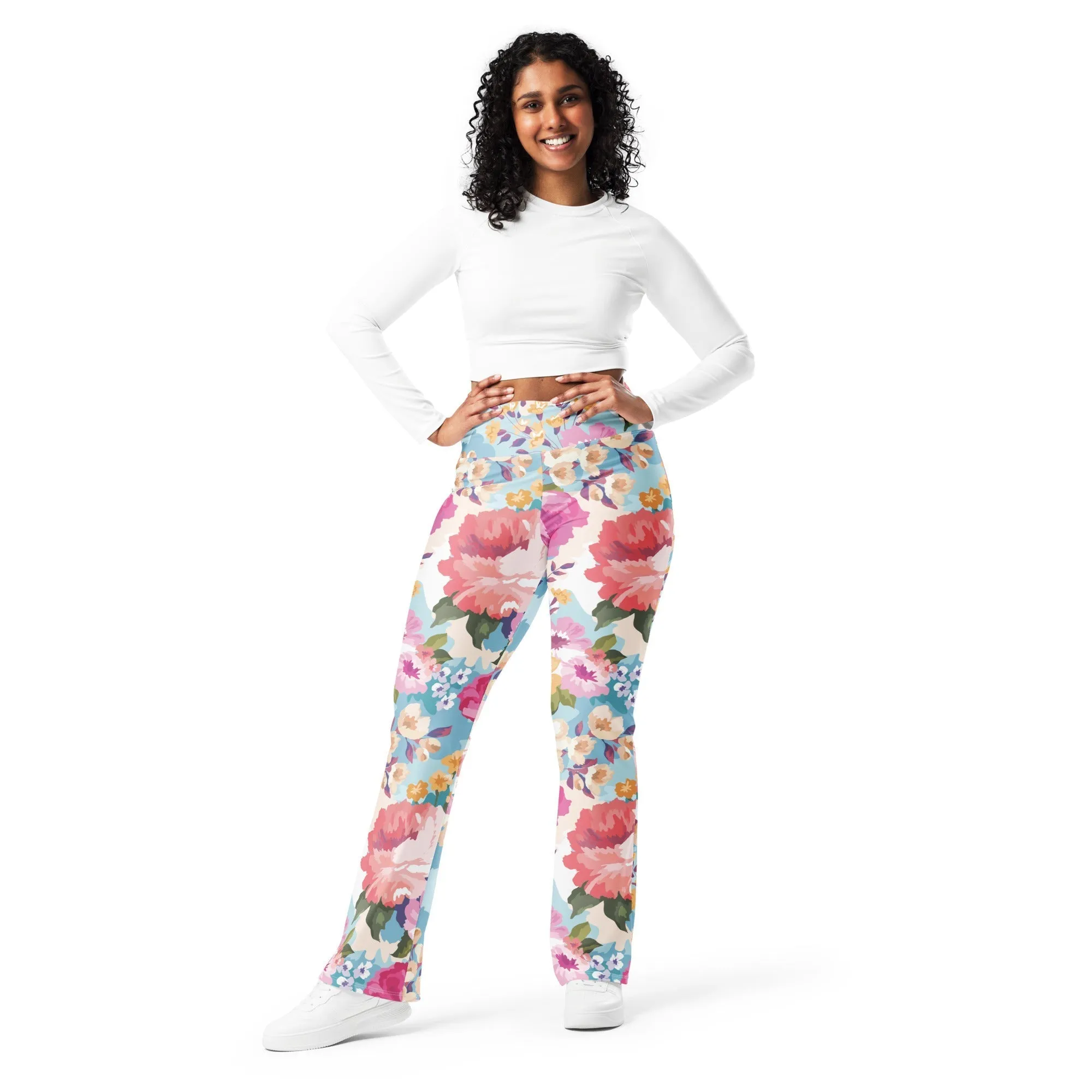 Flower Power Flare Leggings