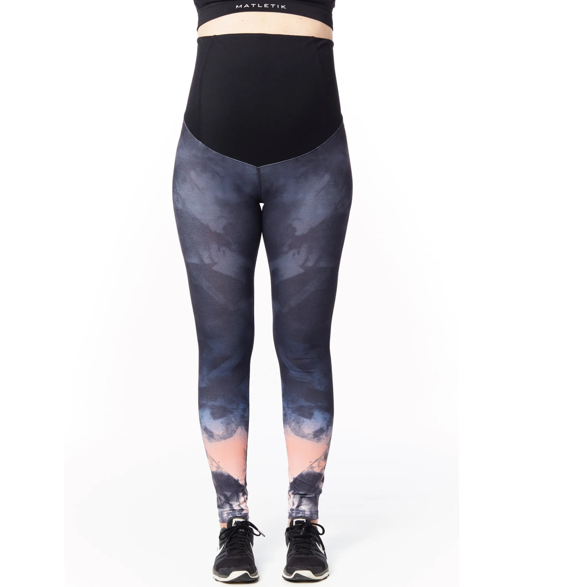 FORCE Full length leggings with fold over panel