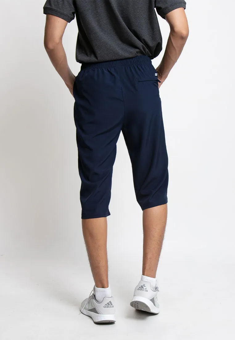 Forest Plus Size Stretchable Dri-Fit 3 Quarter Quick Dry Short Pants Men | Seluar Pendek Lelaki Seluar 3 Suku - PL65799