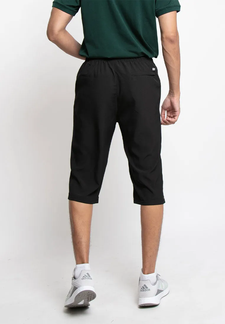 Forest Plus Size Stretchable Dri-Fit 3 Quarter Quick Dry Short Pants Men | Seluar Pendek Lelaki Seluar 3 Suku - PL65799