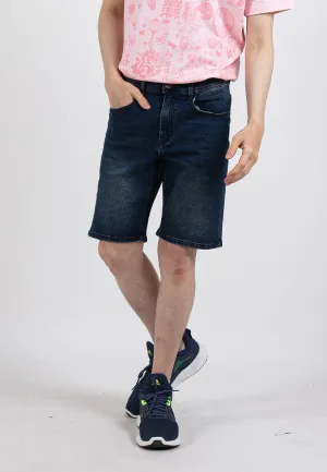 Forest Stretchable Jeans Bermuda Shorts Denim Short Pants Men | Seluar Pendek - 670214