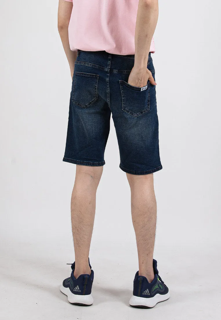 Forest Stretchable Jeans Bermuda Shorts Denim Short Pants Men | Seluar Pendek - 670214