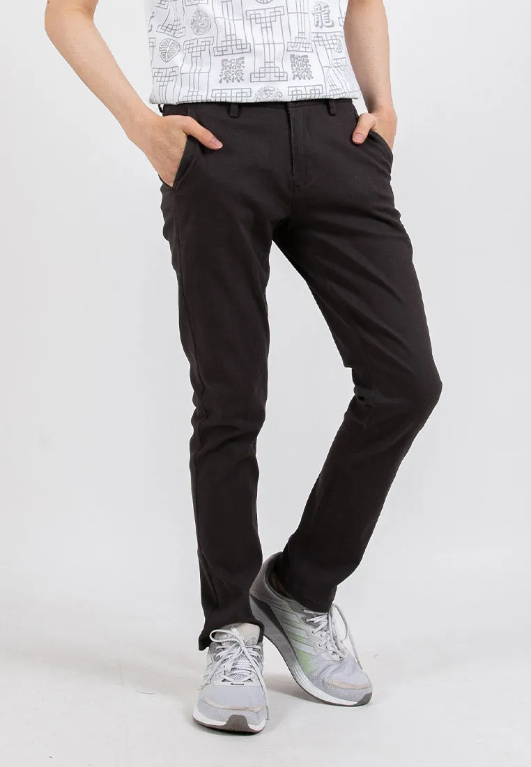 Forest Stretchable Slim Fit Cotton Pants Trousers Men Chinos Pant | Seluar Lelaki - 610207