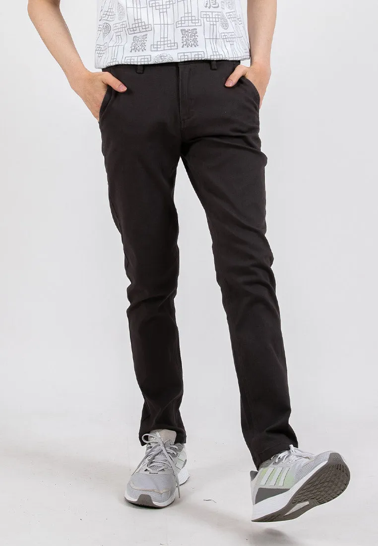 Forest Stretchable Slim Fit Cotton Pants Trousers Men Chinos Pant | Seluar Lelaki - 610207