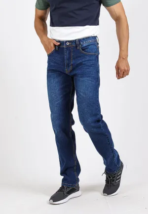 Forest Stretchable Straight Cut Jeans Men Denim Jeans Long Pants | Seluar Jeans Lelaki Straight Cut - 610206