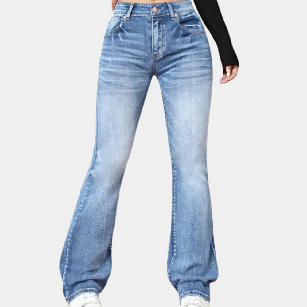 Gabina Jeans | Hoge taille bel-beneden jeans