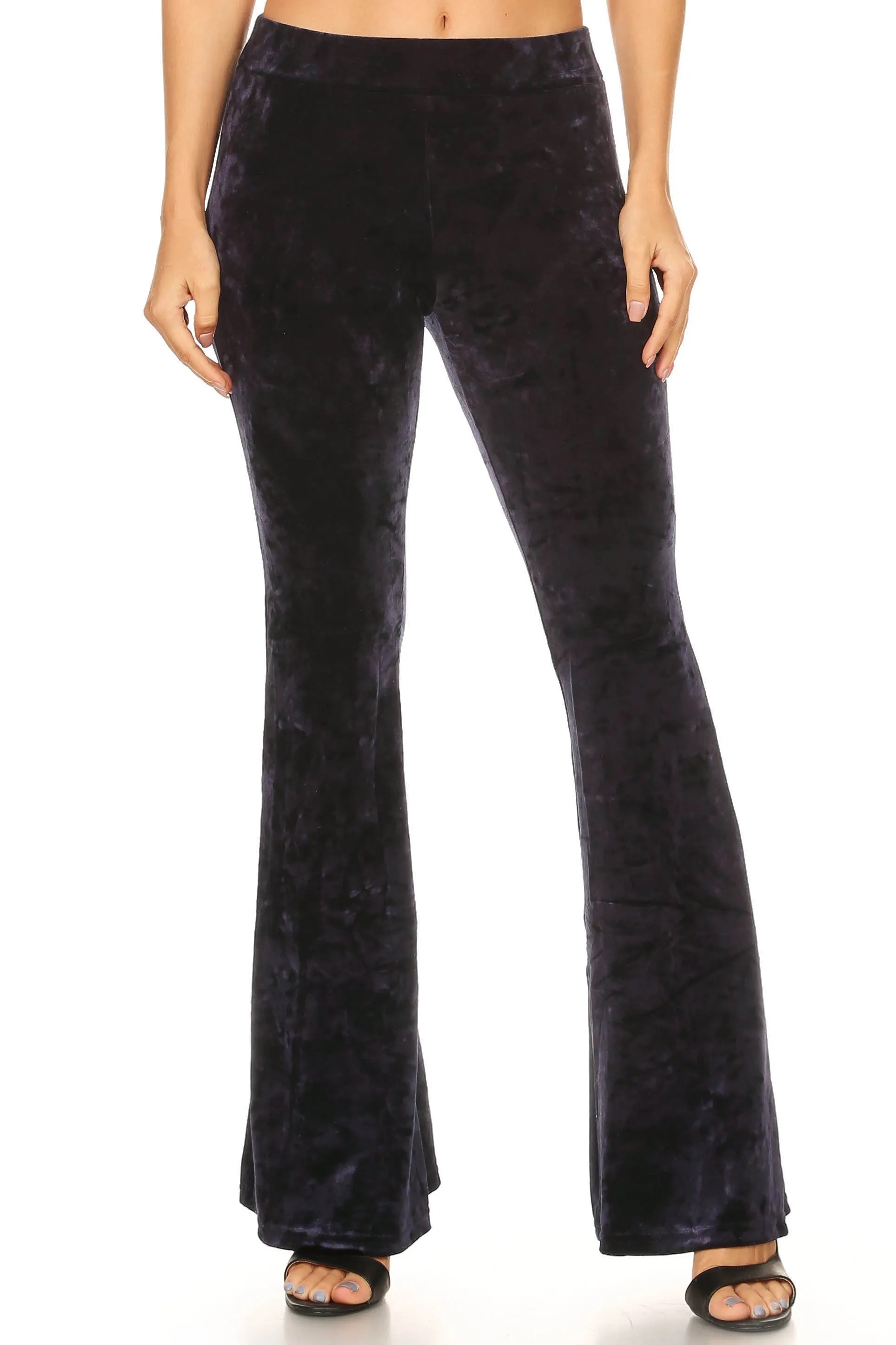 Glam's the Word Crushed Velvet Flared Pants