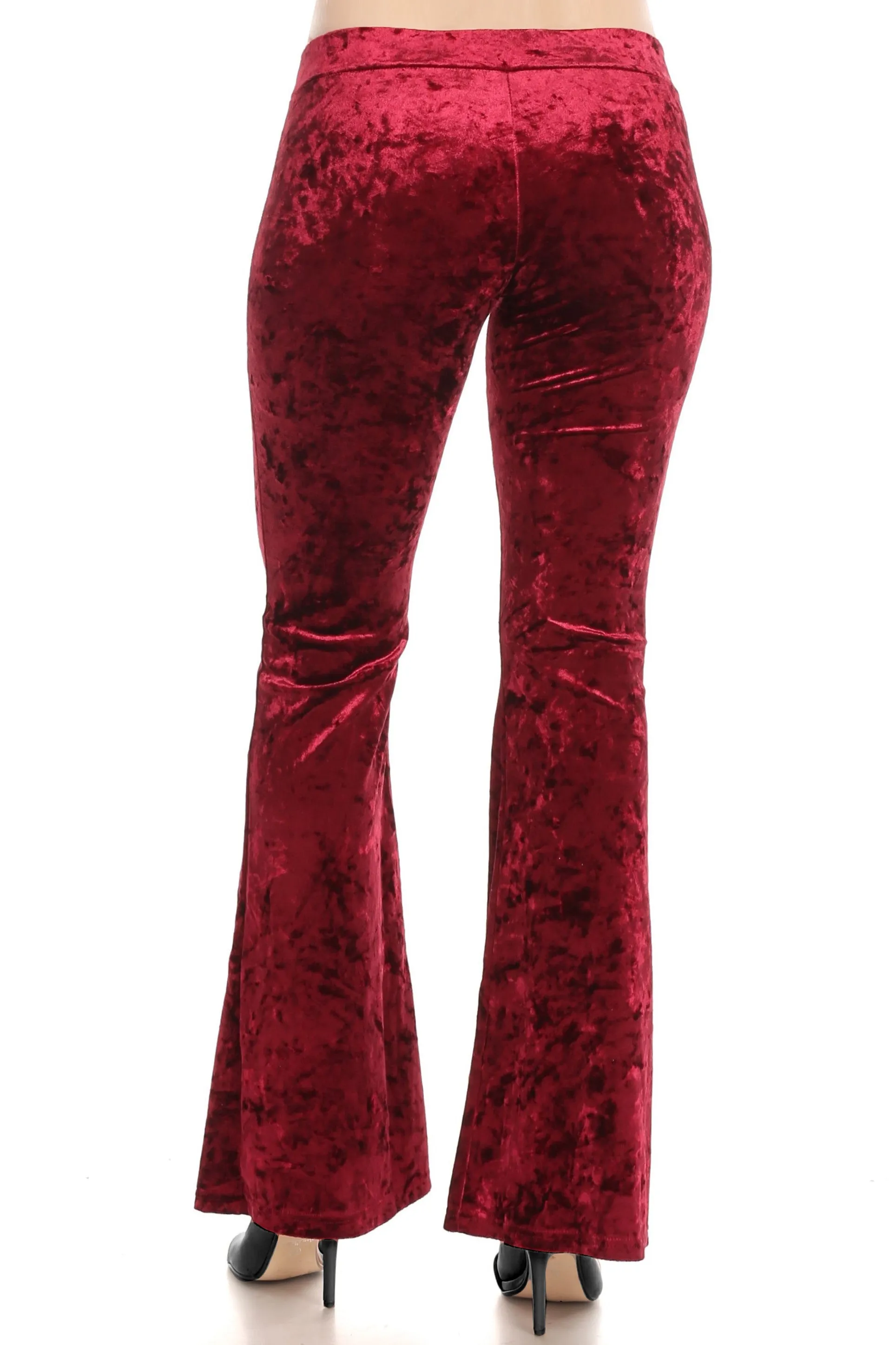 Glam's the Word Crushed Velvet Flared Pants