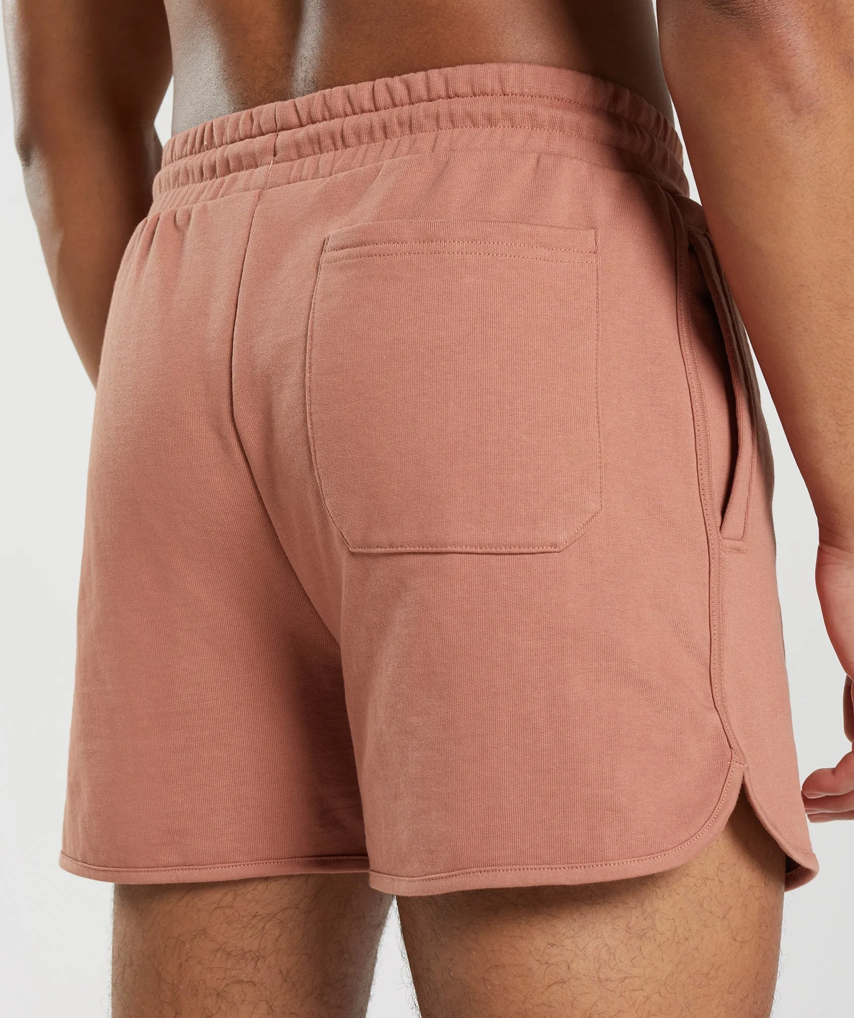 Gymshark Rest Day Sweats 4'' Lounge Shorts - Toffee Brown