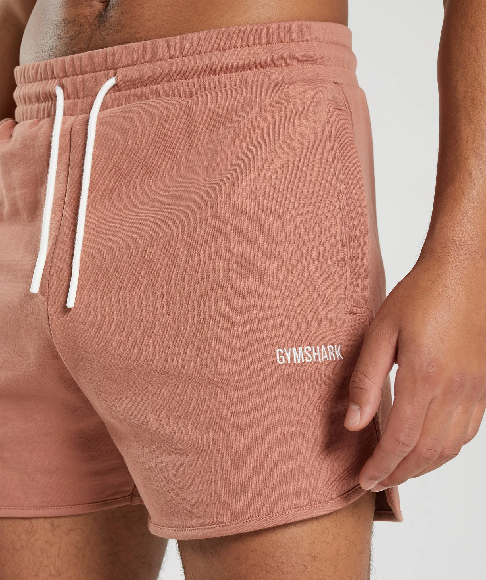 Gymshark Rest Day Sweats 4'' Lounge Shorts - Toffee Brown