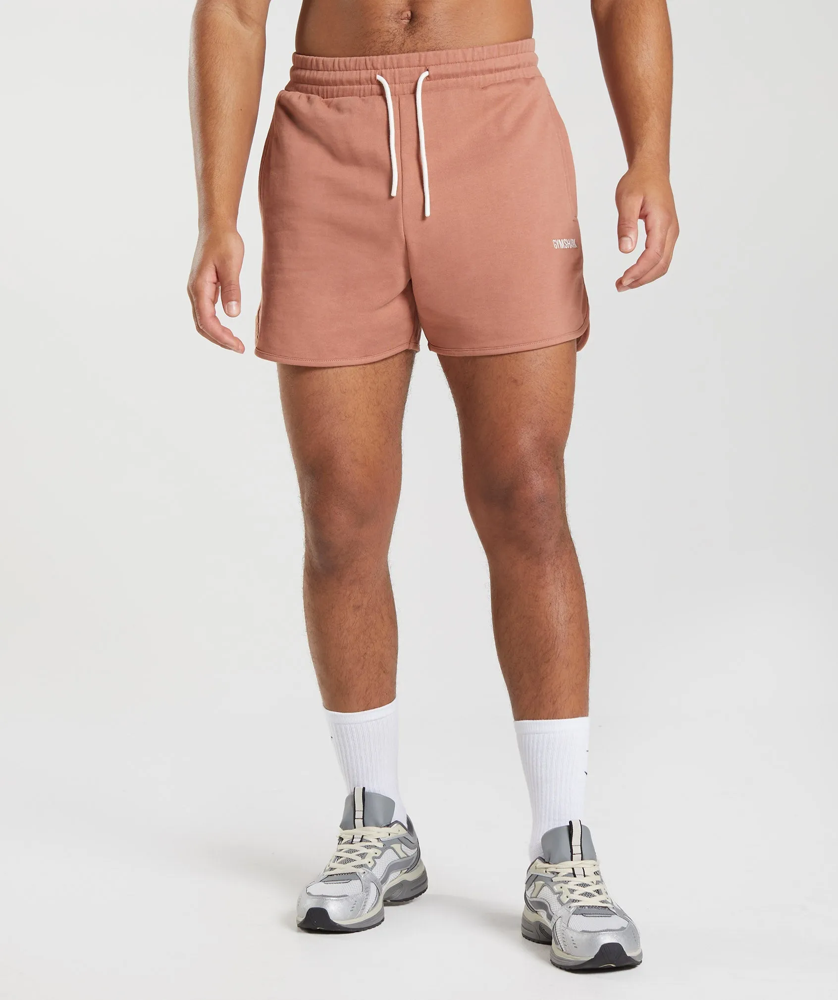 Gymshark Rest Day Sweats 4'' Lounge Shorts - Toffee Brown