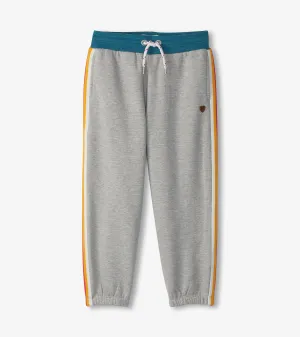 Hatley Athletic Grey Slouchy Track Pants