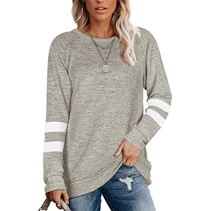 Haute Edition Women's Varsity Stripe Slouchy Tee