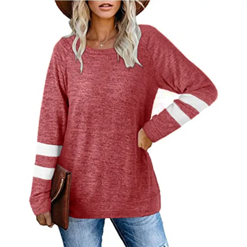 Haute Edition Women's Varsity Stripe Slouchy Tee