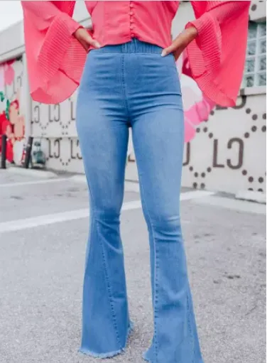 High Waist Flare Jeans