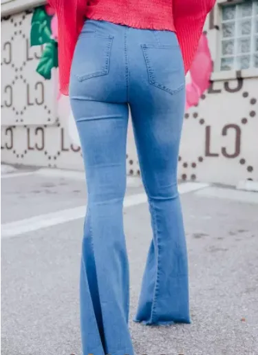 High Waist Flare Jeans