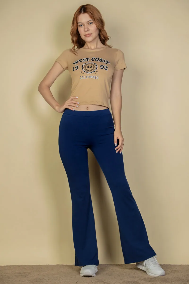 High Waisted Flare Pants