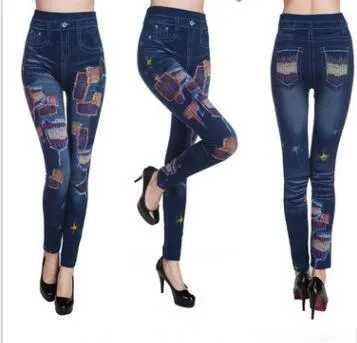 Highly stretchable one size jeggings