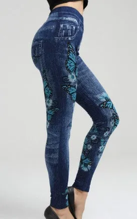 Highly stretchable one size jeggings